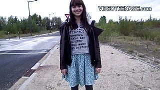 18 years old teen Luna first nude video casting