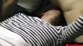 Amateur boy barebacked