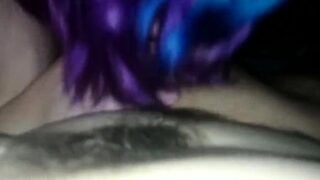 Cumshot wanting amateur MILF wanks cock in POV video