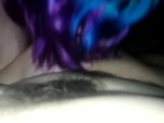 Cumshot wanting amateur MILF wanks cock in POV video