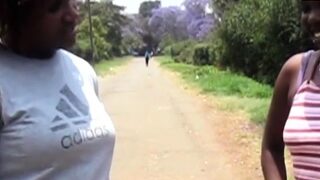 2 Black Ebony BBW Having fun in Shower