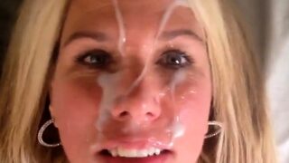 A ton of cum for my lovely girl