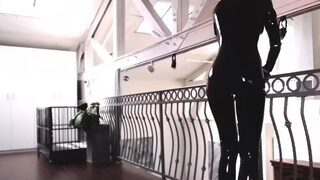 Amateur fetish BDSM action with redhead