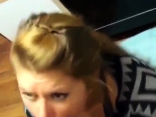 Amateur redhead girlfriend blowjob and anal with creampie