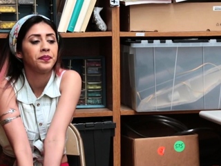 Amateur thief teen nabbed and banged