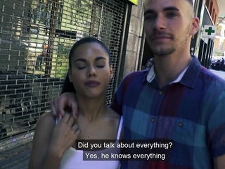 AmateurEuro – First time FFM threesome with hot tattooed