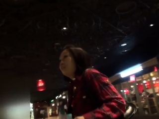 Asian publicly pees in subway