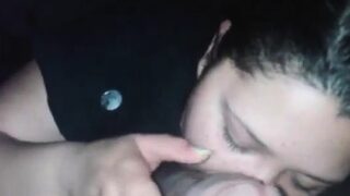 BBW latina LOVES sucking black dick pt. 1