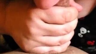 Blonde amateur milf does anal on pov camera 21