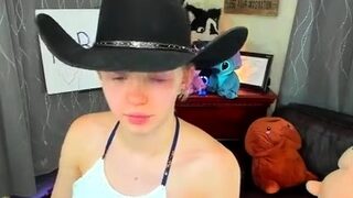 Blonde Teen Solo Masturbation