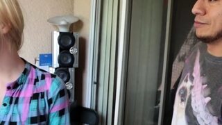 Blonde teenager gets pussy jizz filled