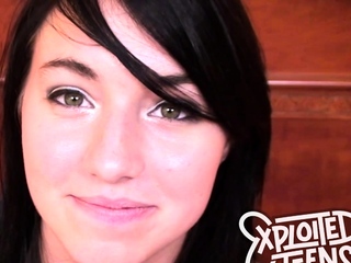 Brunette teen gymnast stars in this amateur POV porn video