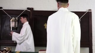 Catholic teen gets ass creampied