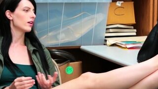 Caught teen slut fucks for freedom