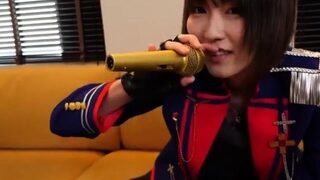 Cute amateur asian gives a wet blowjob