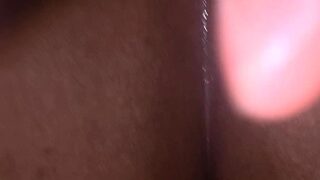 Dude with big cock fucks big ass wife doggystyle