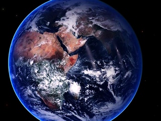 Earth orbit. Sci-fi sex android plays with hot young blonde