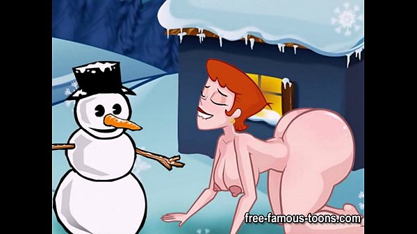 Famous toons Christmas orgy