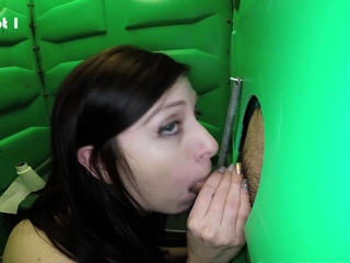 Glory Hole Blowjobs and Brunettes