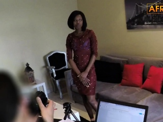 Hardcore Anal Casting for Young Black Teen