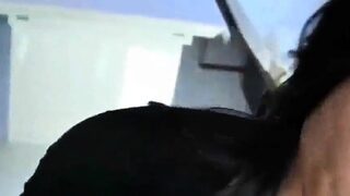 homemade, bigbusted girl in hardcore in kitchen