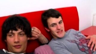 Horny boys lick and fuck each other until delivering goo