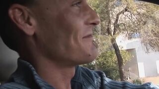 Hot interracial sex between darksome plump gal and white guy