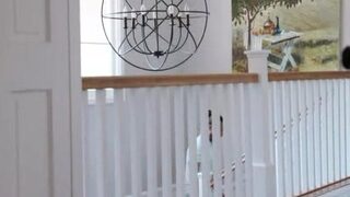 Hot neighbor wearing my wifes lingerie when we fuck