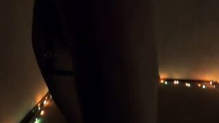 Hot street girl private dance