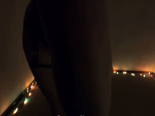 Hot street girl private dance