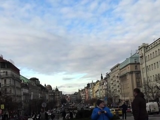 Hot-tempered chick riding python in front of camera