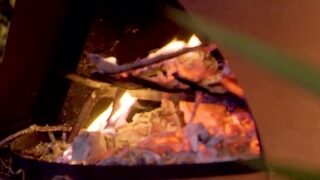 Late night nude yoga with MILF and teen