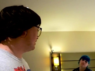 Leeds nerd watches bbw with massive boobs