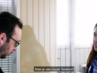 LETSDOEIT – French anal threesome with dirty schoolgirl