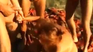 ltere outdoor pissen gang bang