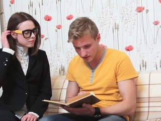 Marvelous brunette Zoey Foxx sucking and riding in style