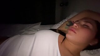 MY STEPSISTER WOKE UP WHEN I CUM INSIDE HER!