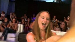 Nice-looking gals are having joy devouring hunks peckers