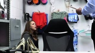 Officer Jovan’s big black cock deep in Carmen’s MILF pussy