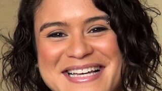 Penis stuffed in sultry gf ‘s mouth and cunt