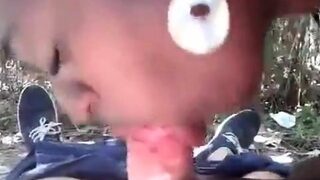 Pompino da prostituta senza preservativo!