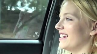 Skinny Teenie gets tight pussy creampied at audition