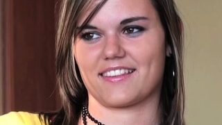 Slim jim sucking pleasures in hand of sex appeal chick