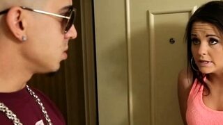 Stick loving stunning brunette Brooklyn Daniels