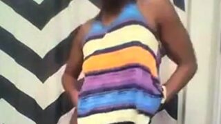 Stranded blonde amateur sucking cock and getting fingered