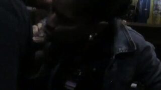 tenant sucks supers dick in the basement