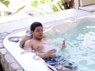 Throating teen gets pussy sperm filled