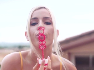 Wet and horny blonde wants to ride BBC