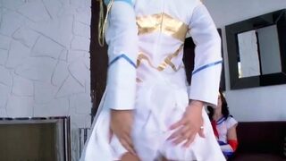 Amateur young group Cosplay Queens