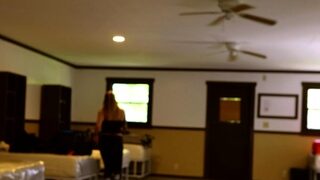 Babe worships dom s feet  gets spanked and slapped